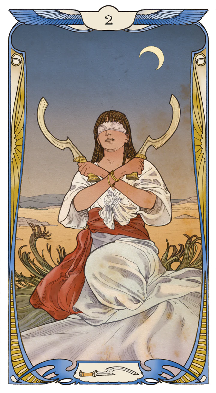Egyptian Art Nouveau Tarot Cards